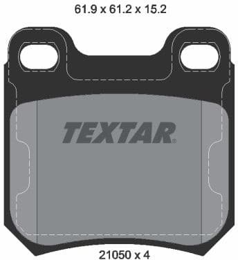Brake Pad Set, disc brake Q+ 2105002