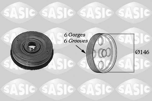 Belt Pulley, crankshaft 2154013