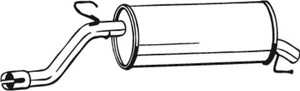 Rear Muffler 185-683