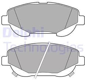 Brake Pad Set, disc brake LP2207