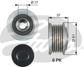 Alternator Freewheel Clutch DriveAlign™ OAP7164