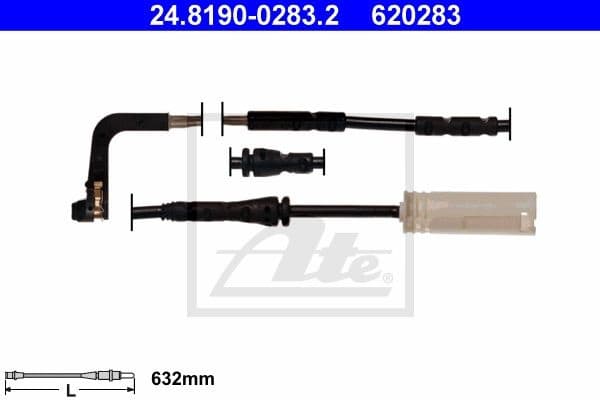 Warning Contact, brake pad wear 24.8190-0283.2