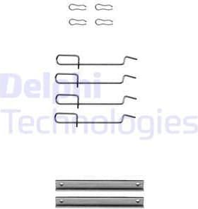 Accessory Kit, disc brake pad LX0113
