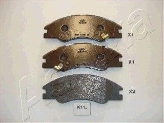 Brake Pad Set, disc brake 50-0K-K11
