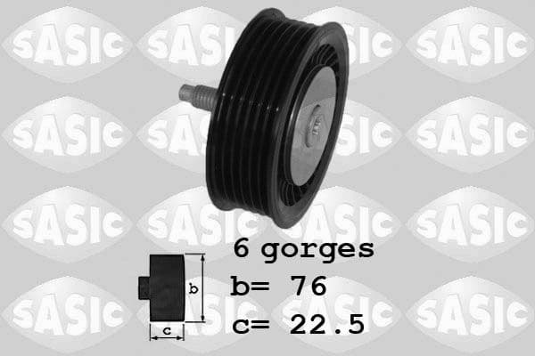 Deflection/Guide Pulley, V-ribbed belt 1624058