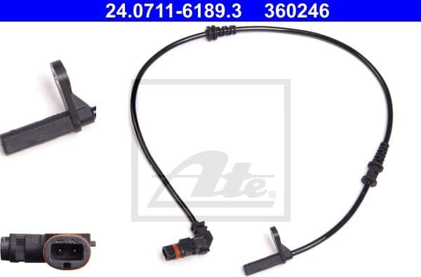 Sensor, wheel speed 24.0711-6189.3