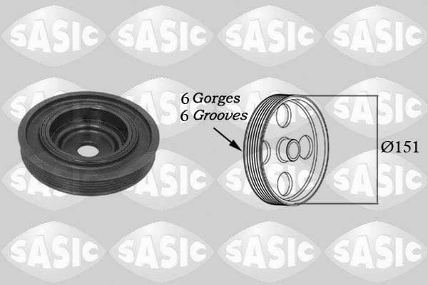 Belt Pulley, crankshaft 2154008