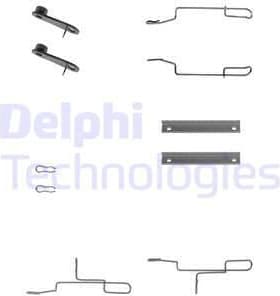 Accessory Kit, disc brake pad LX0168