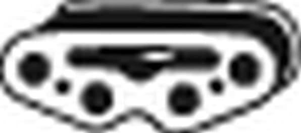 Mount, exhaust system 255-601