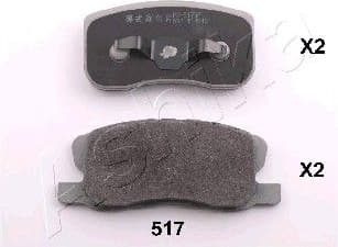 Brake Pad Set, disc brake 50-05-517
