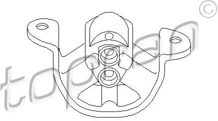 Mounting, engine 201 389