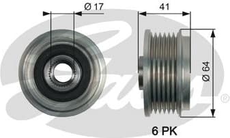 Alternator Freewheel Clutch DriveAlign™ OAP7161
