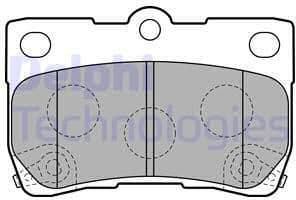 Brake Pad Set, disc brake LP2130
