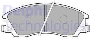 Brake Pad Set, disc brake LP1853