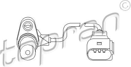 Sensor, crankshaft pulse 112 109