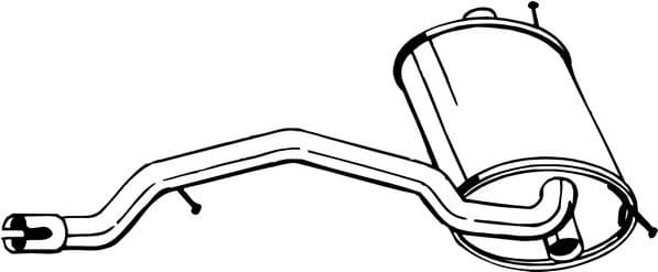 Rear Muffler 154-491