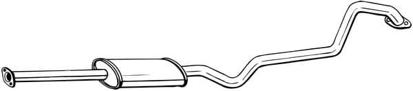 Centre Muffler 288-099