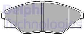 Brake Pad Set, disc brake LP2496
