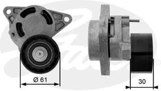 Belt Tensioner, V-ribbed belt DriveAlign™ T38455