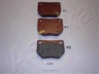 Brake Pad Set, disc brake 51-01-129