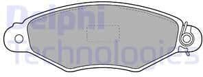 Brake Pad Set, disc brake LP1519