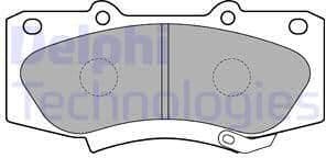 Brake Pad Set, disc brake LP2244