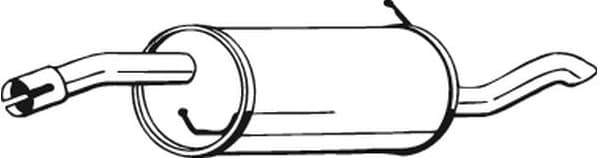 Rear Muffler 154-427
