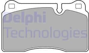 Brake Pad Set, disc brake LP2009