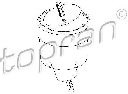 Mounting, engine 206 569