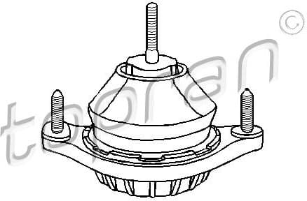 Mounting, engine 104 397