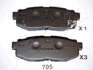 Brake Pad Set, disc brake 51-07-705