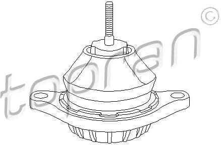 Mounting, engine 103 649