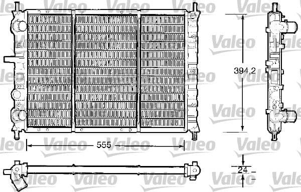Radiator, engine cooling 732504