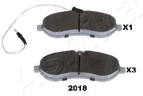 Brake Pad Set, disc brake 50-02-2018