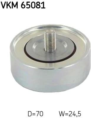 Deflection/Guide Pulley, V-ribbed belt VKM 65081