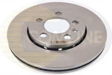 Brake disc, 1pcs FRONT ADC1407V