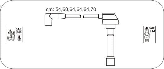 Ignition cable set AM10
