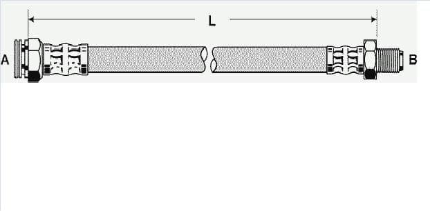 Brake hose front AR21.129