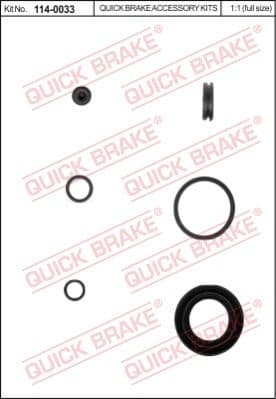 Repair Kit, brake caliper 114-0033