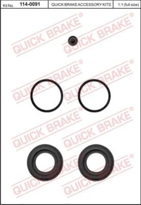 Repair Kit, brake caliper 114-0091