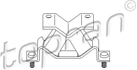 Mounting, engine 205 135
