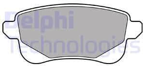 Brake Pad Set, disc brake LP3140