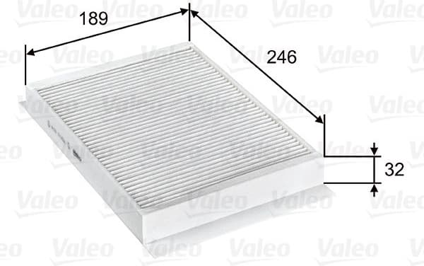 Filter, cabin air VALEO ESSENTIAL 715751