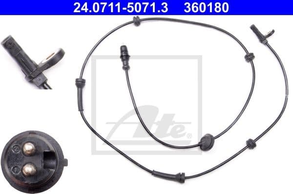 Sensor, wheel speed 24.0711-5071.3