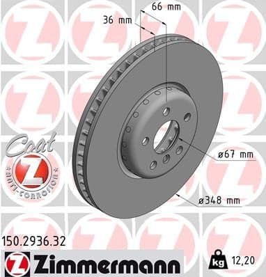 Brake Disc FORMULA F 150.2936.32