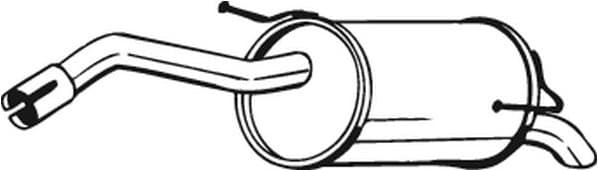 Rear Muffler 145-125