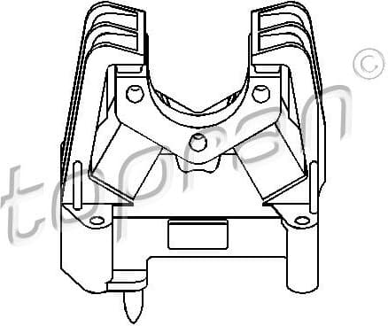 Mounting, engine 205 137