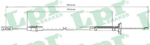 Cable Pull, clutch control C0263C