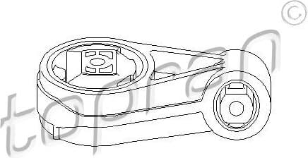 Mounting, automatic transmission 301 803 - image 2