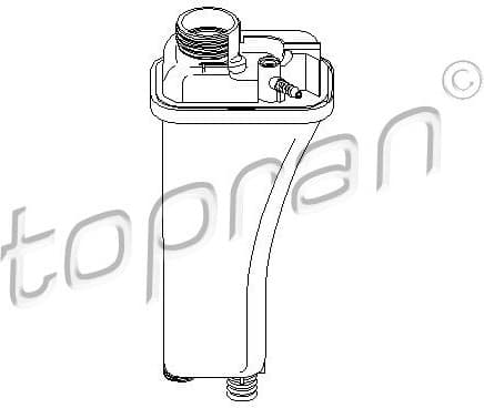 Expansion Tank, coolant 500 790